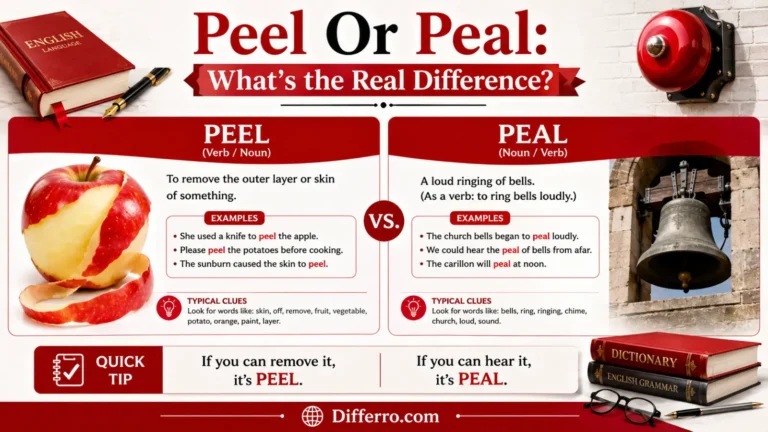 Peel Or Peal: What’s the Real Difference?