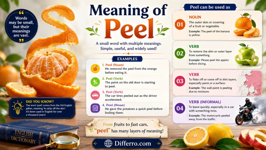 Meaning of Peel