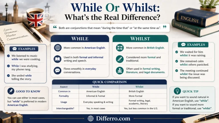 While Or Whilst: What’s the Real Difference?
