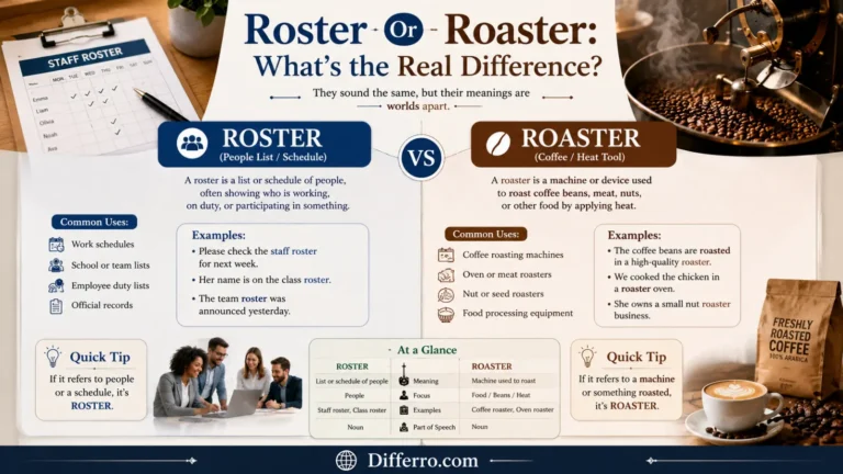 Roster Or Roaster: What’s the Real Difference?