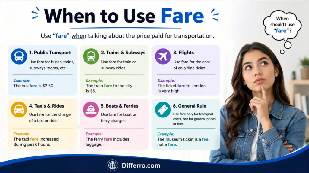 When to Use Fare