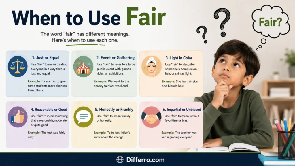 When to Use Fair