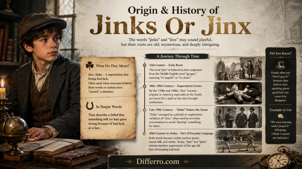 Origin & History of Jinks Or Jinx