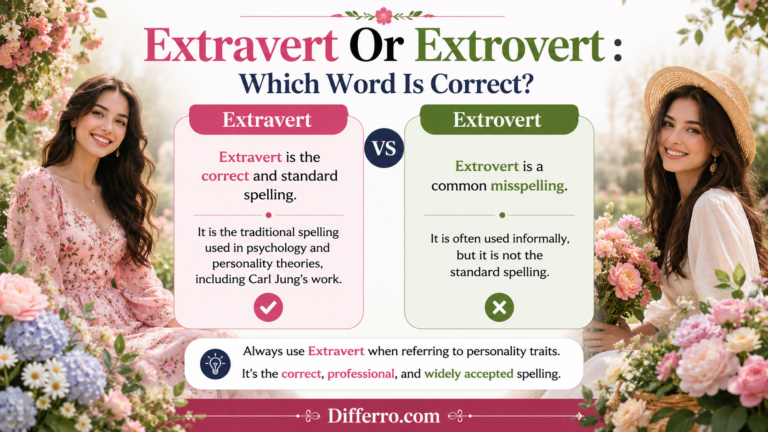 Extravert Or Extrovert