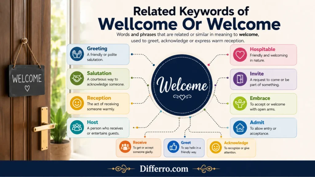 Related Keywords of Wellcome Or Welcome