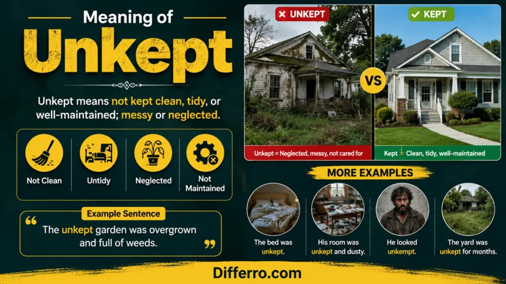 Meaning of Unkept