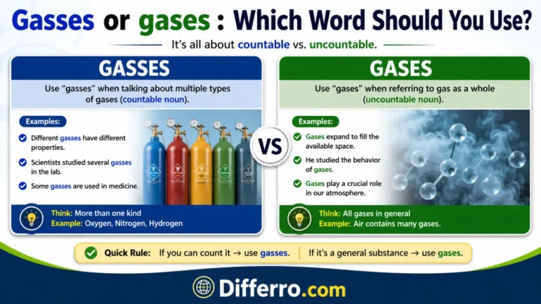 Gasses or gases