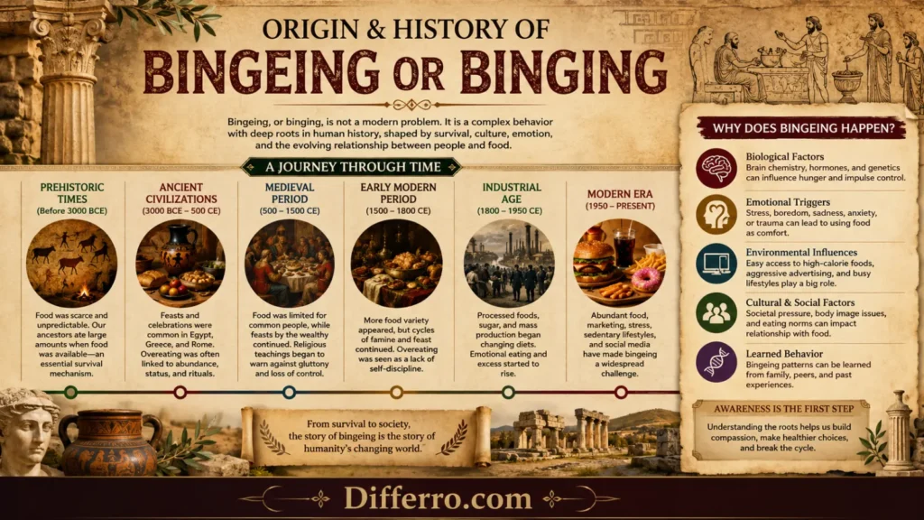 Origin & History of Bingeing or Binging