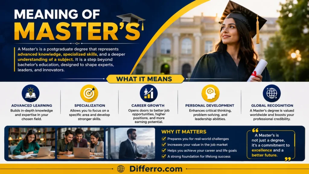 Meaning of Master’s