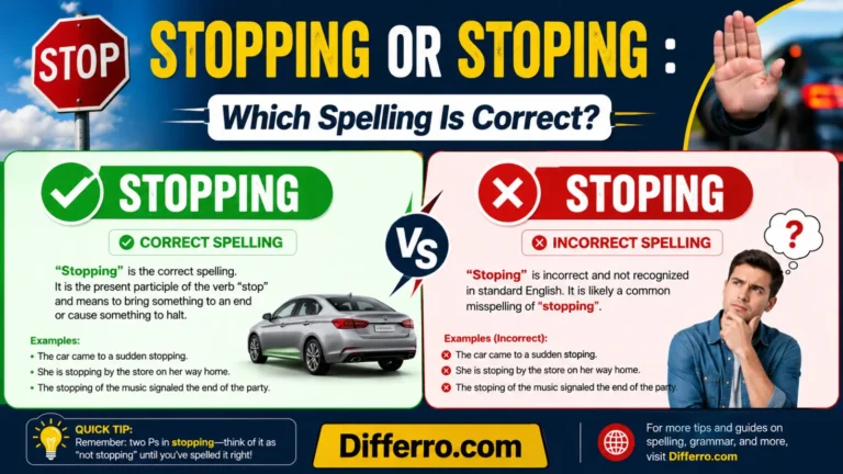 Stopping Or Stoping