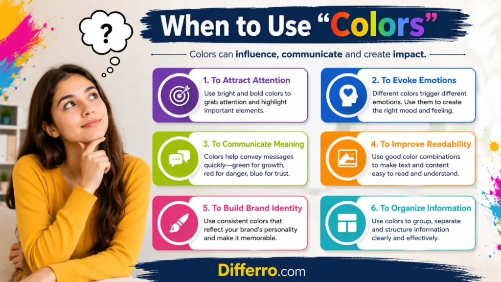 When to Use “Colors”