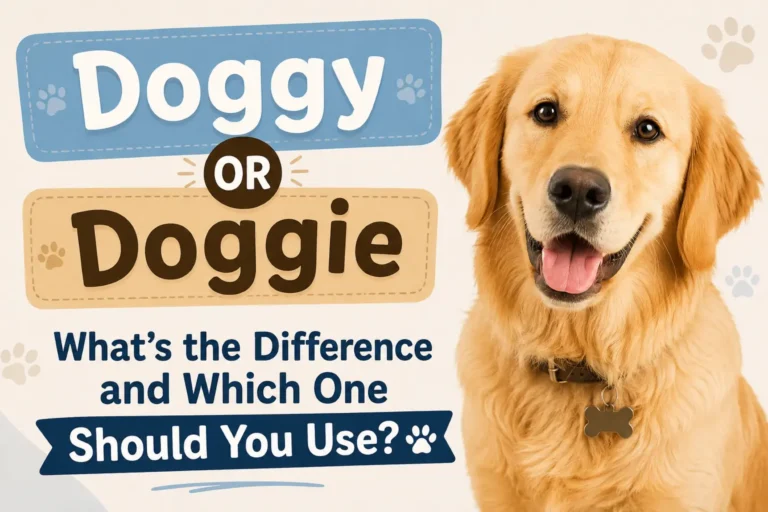 Doggy Or Doggie: What’s the Difference and Which One Should You Use? 🐶