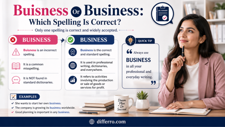 Buisness Or Business: Which Spelling Is Correct?