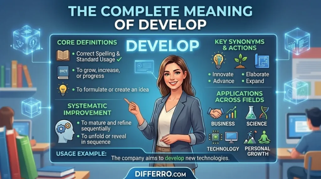 Meaning of Develop