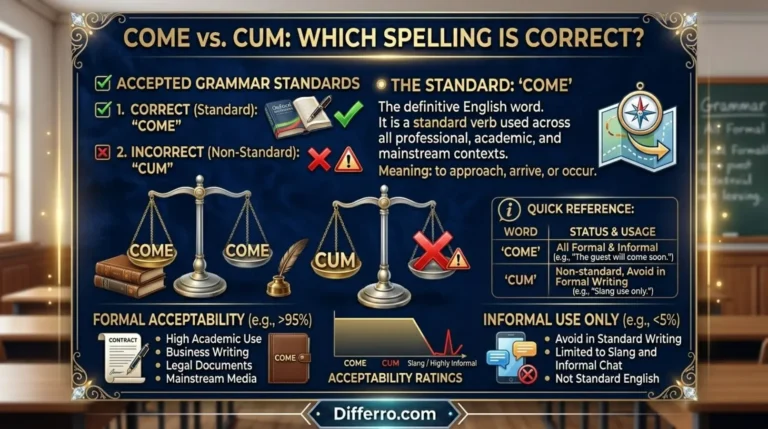 Come vs Cum: Which Spelling Is Correct?