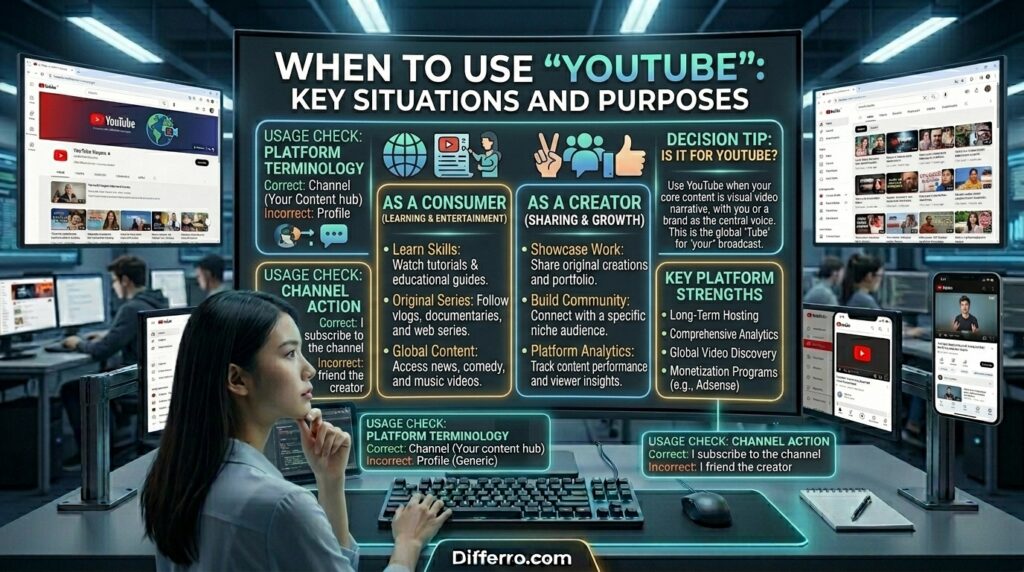 When to Use “YouTube”
