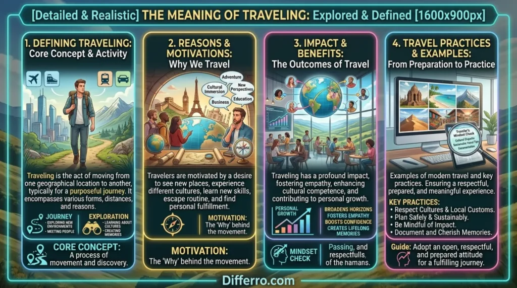 Meaning of Traveling