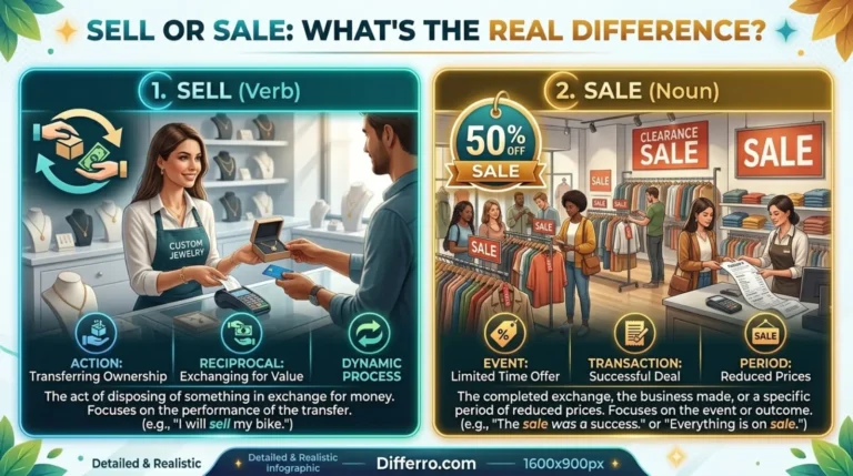 Sell Or Sale : What’s the Real Difference?