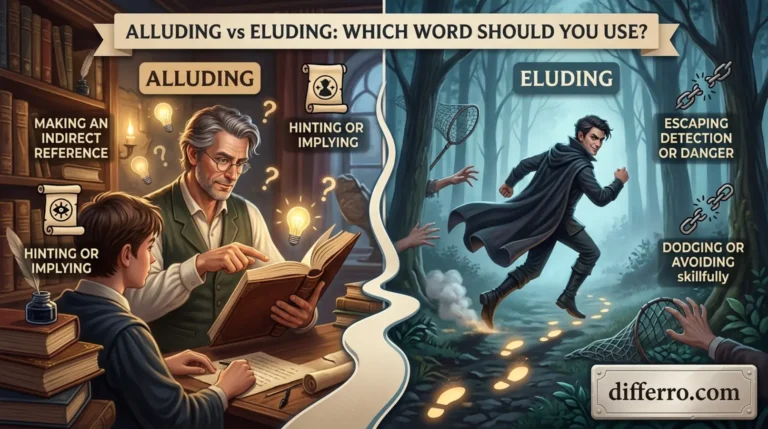 Alluding vs Eluding: Which Word Should You Use?
