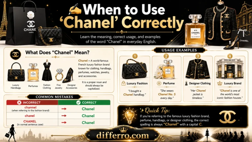 โ๏ธ When to Use Chanel