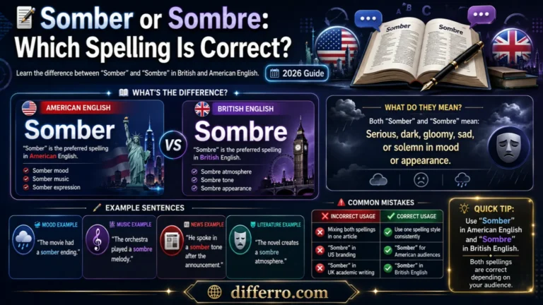 Somber Or Sombre