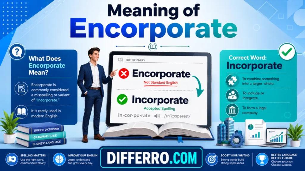 Meaning of Encorporate