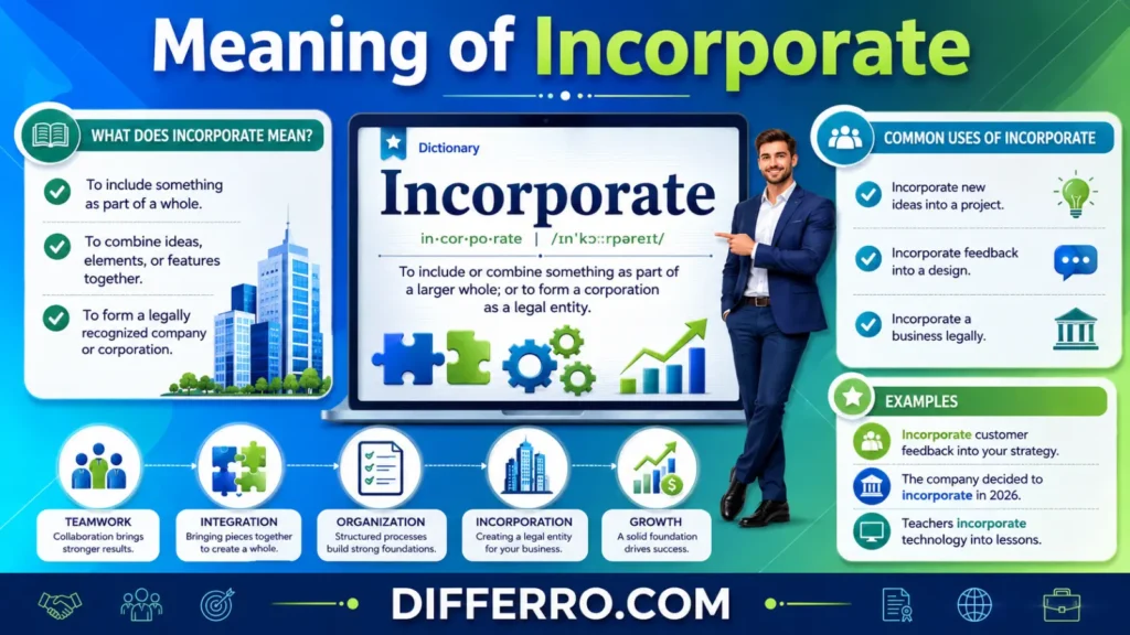 Meaning of Incorporate