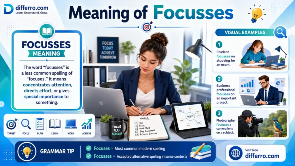 Meaning of Focusses