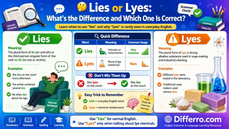 Lies or Lyes