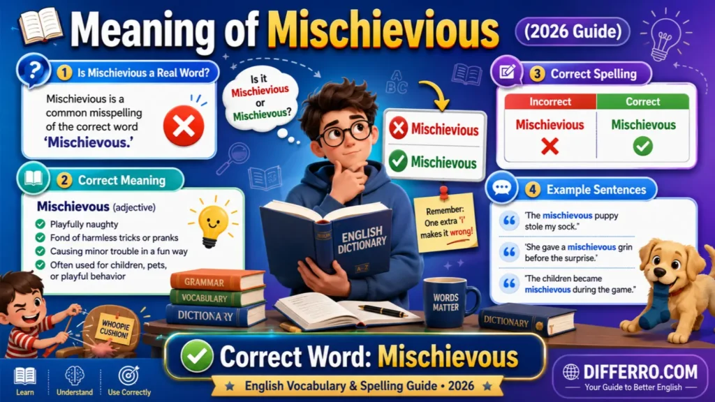 Meaning of Mischievious