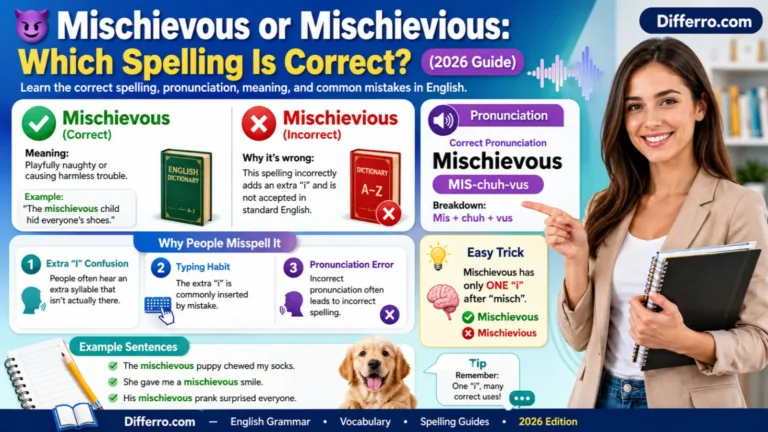 Mischievous Or Mischievious