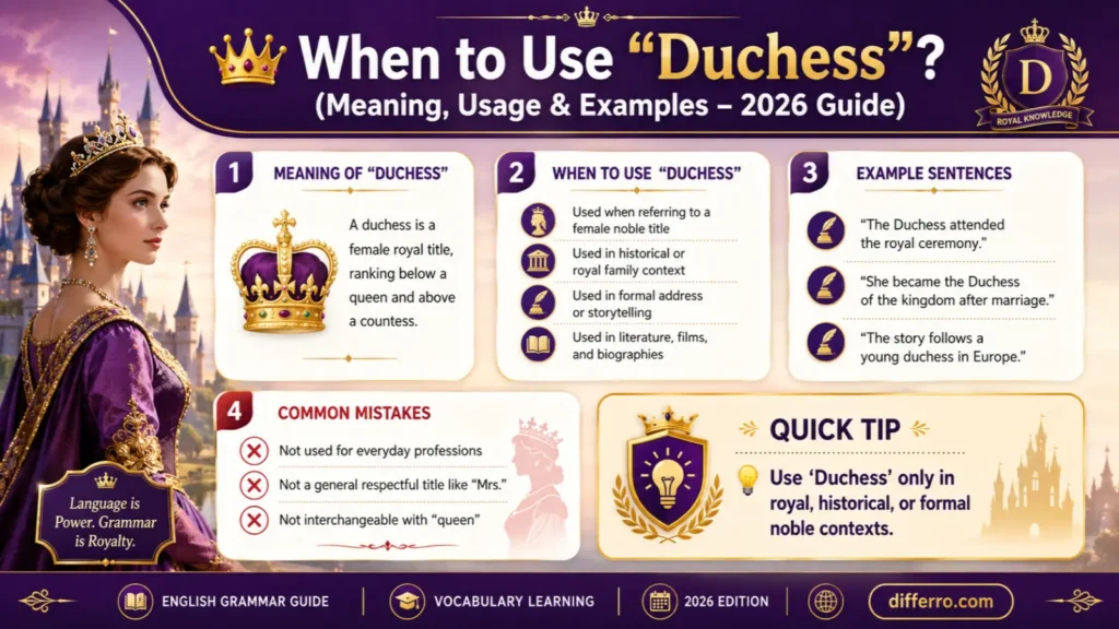 When to Use Duchess