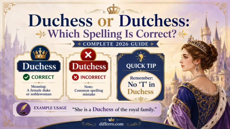Duchess or Dutches