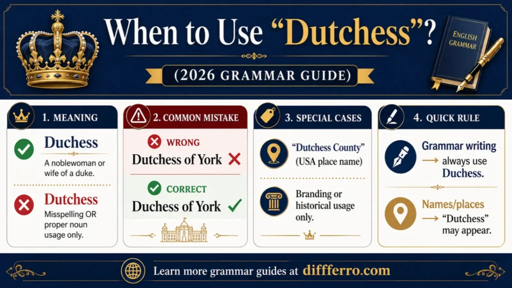 When to Use Dutchess