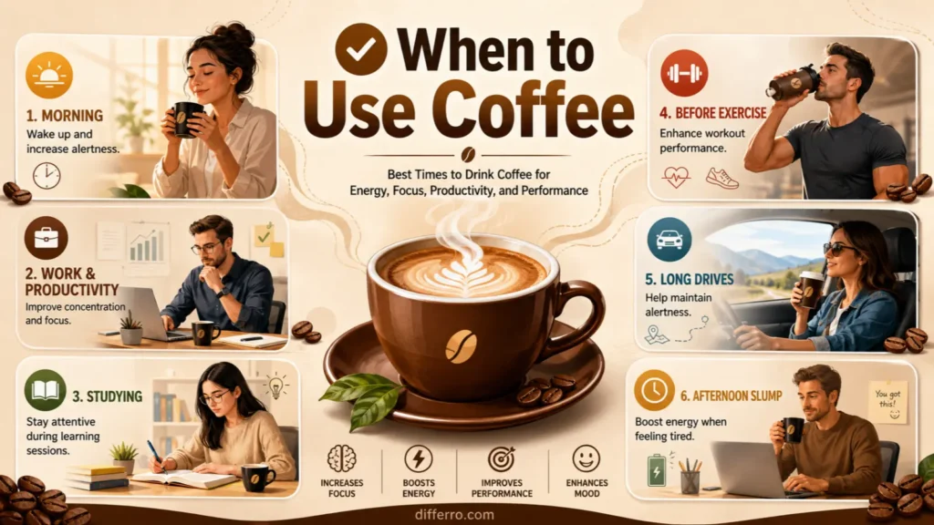โ
When to Use Coffee