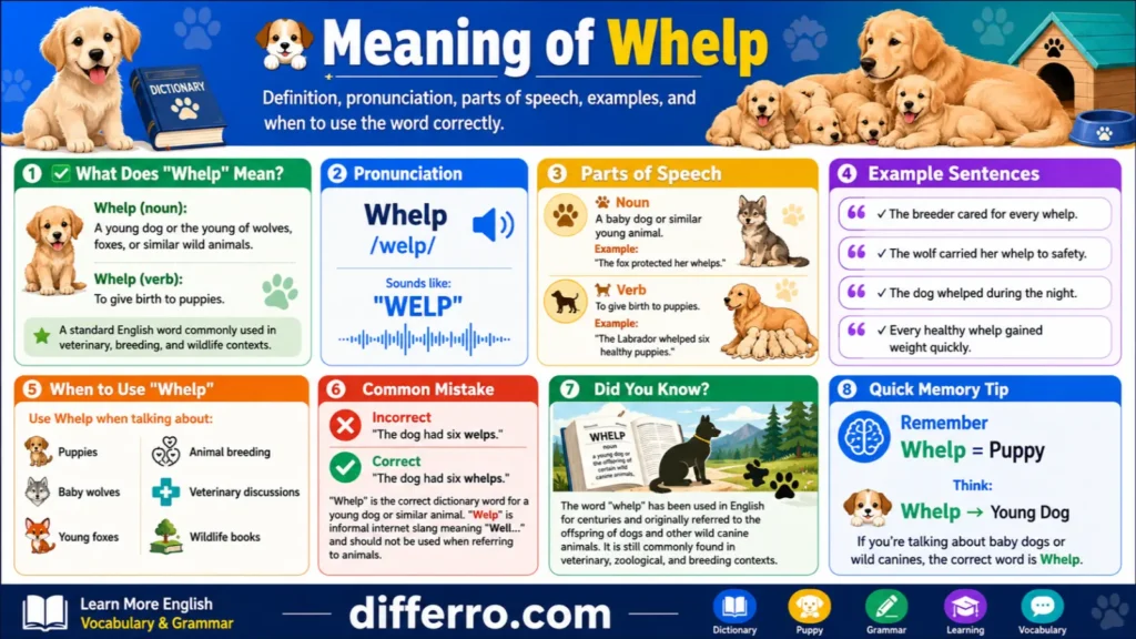 Meaning of Whelp