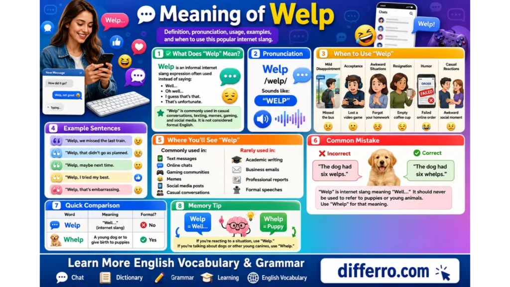 Meaning of Welp
