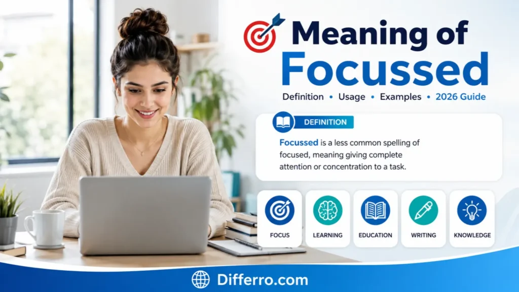Meaning of Focussed