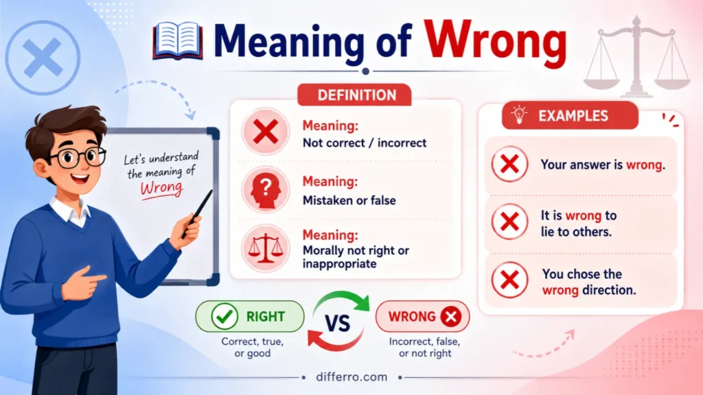 Meaning of Wrong