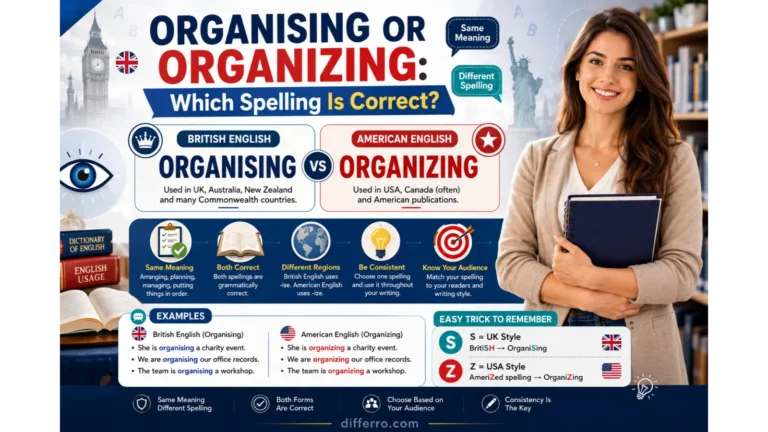 Organising or Organizing: Which Spelling Is Correct?