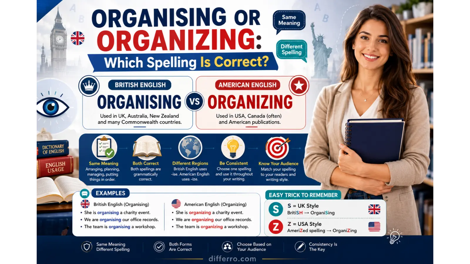 Organising or Organizing: Which Spelling Is Correct?