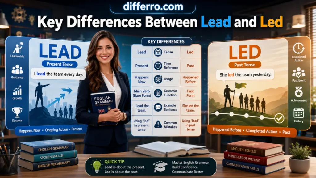Key Differences Between Lead and Led