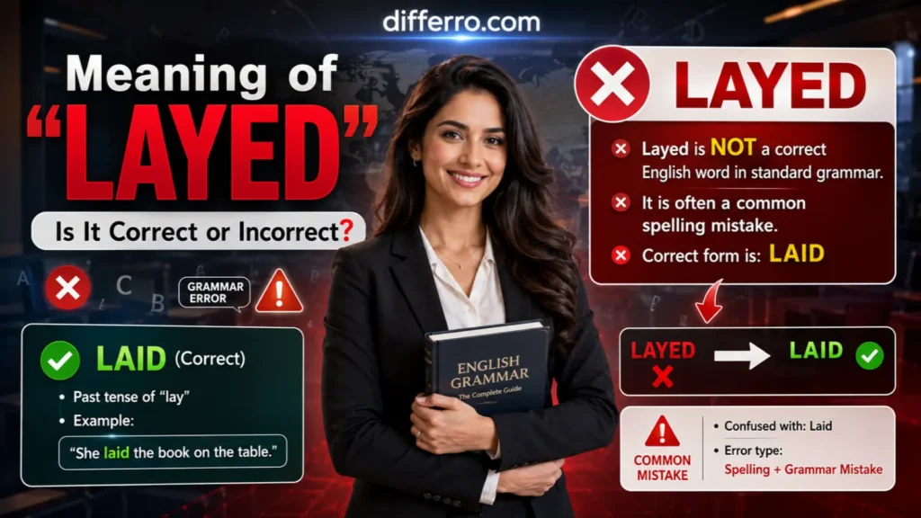 Meaning of Layed