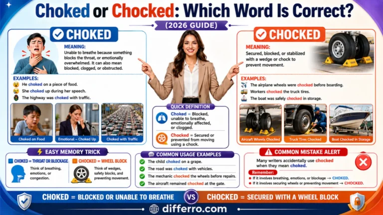 Choked Or Chocked: