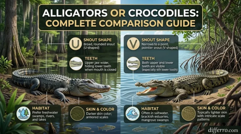 Alligators or Crocodiles: Complete Comparison Guide