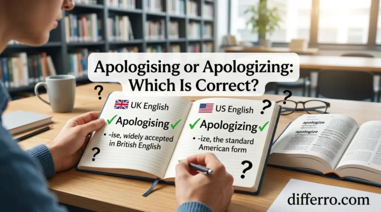 Apologising or Apologizing: Which Is Correct?