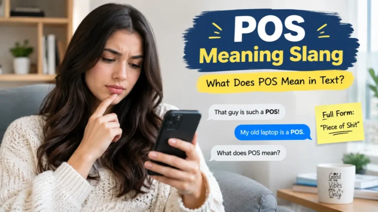 POS Meaning Slang