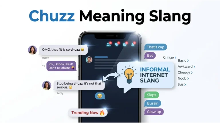 Chuzz Meaning Slang