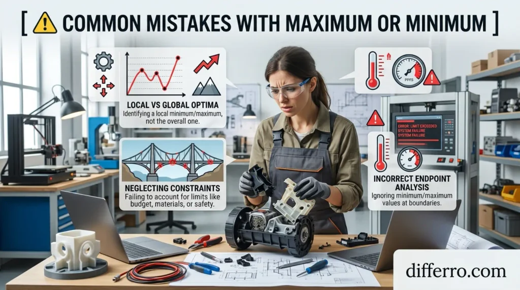Common Mistakes With Maximum or Minimum