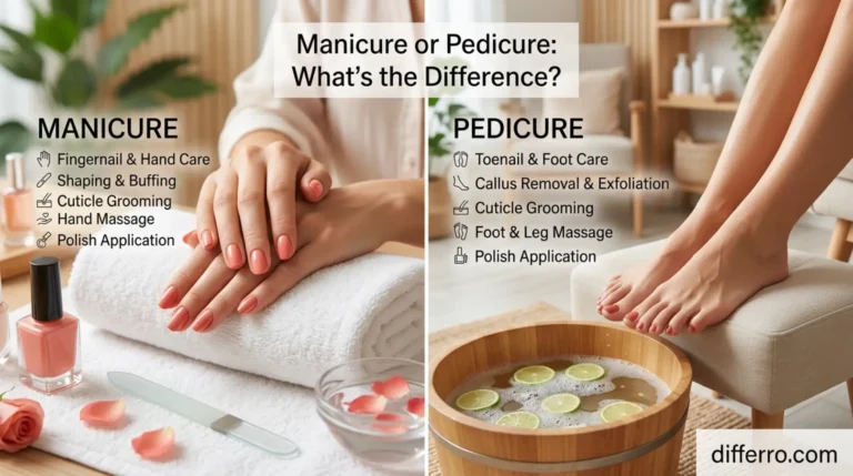 Manicure or Pedicure: What’s the Difference?